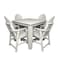 Highwood Usa Hamilton 5pc Square Counter Height Outdoor Patio Furniture Dining Set AD-CNA44-HGR - alternate 1